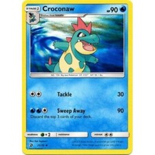 POKEMON CARD CROCONAW 23/70 NO 159 BIG JAW POKEMON TCG CCG