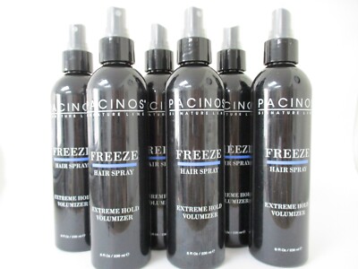 Pacinos Freeze Hair Spray Extreme Hold Volumizer 8 oz (scuffs) Pack of 6