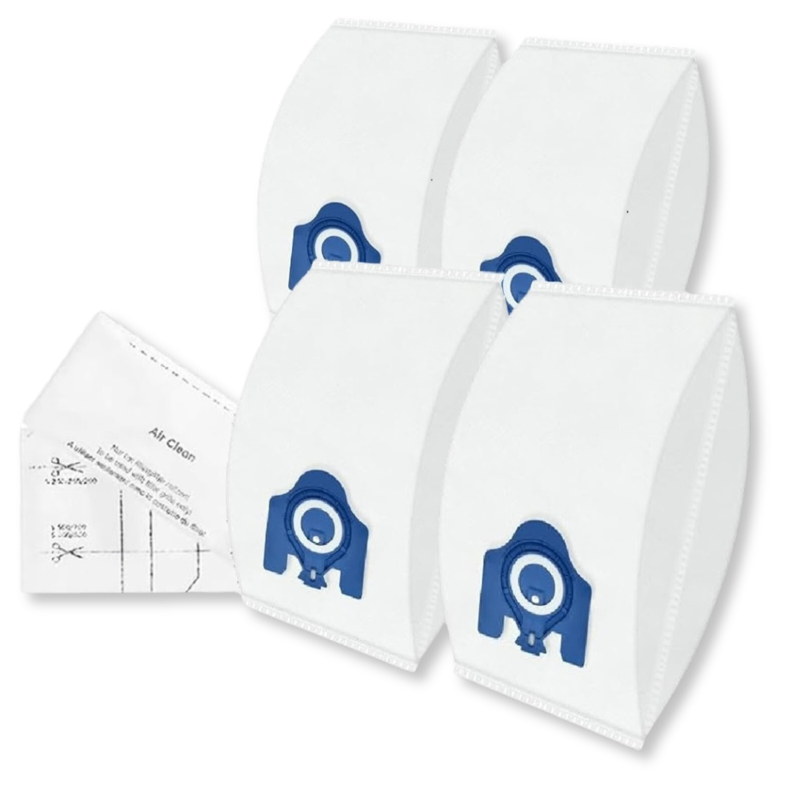 Pack GN Dust Bags 2 filters For Miele S5211, S5261, S5280 Hoover Vacuum