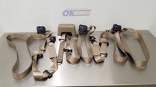 04 Ford F150 Rear Seat Belt Set Tan Extended Cab