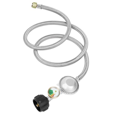 #ad 5FT 12FT Low Pressure Propane Hose and Regulator w Gauge for Gas Pit Stove US $19.99