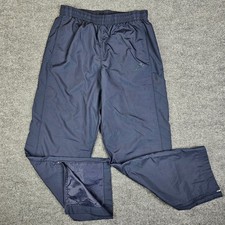 Vintage Nike Sportswear Windbreaker Track Pants Mens L Silver Tag Blue Y2K