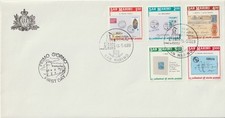 1989 FDC LIBERTAS A.A.S.F.N. Invitation à la philatélie Buste 1er Jour MF120428