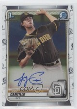 2020 Bowman Chrome Prospects Auto Joey Cantillo #CPA-JC Auto 0io