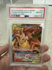 Pokemon 2019 Cosmic Eclipse Charizard Braixen Tag Team #22 PSA 10