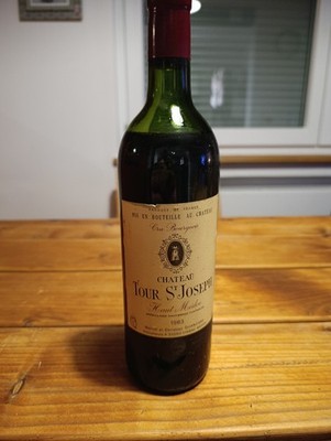 1983 Chateau Tour St. Joseph, Haut-Medoc Cru Bourgeois Bordeaux 0,75 l rot rar