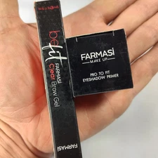 Farmasi Clear Eyebrow Gel & Eyeshadow Primer New Beauty Makeup Products 