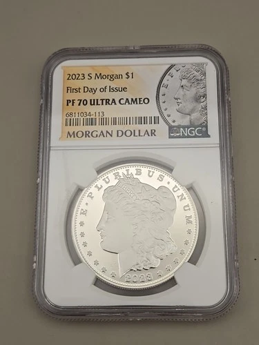 2024 S Morgan Silver Dollar $1 NGC PF 70 Ultra Cameo First Day Of Issue