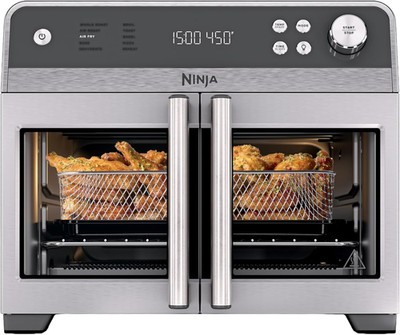 French Door Air Fryer & Convection Oven - 5Qt, Easy Clean & Dishwasher Safe!