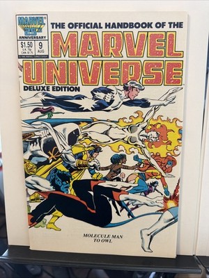 Official Handbook of the Marvel Universe #9 (1986) Molecule Man to Owl!