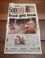 Kenny Brack 1999 Indy 500 Champion-The Star &...