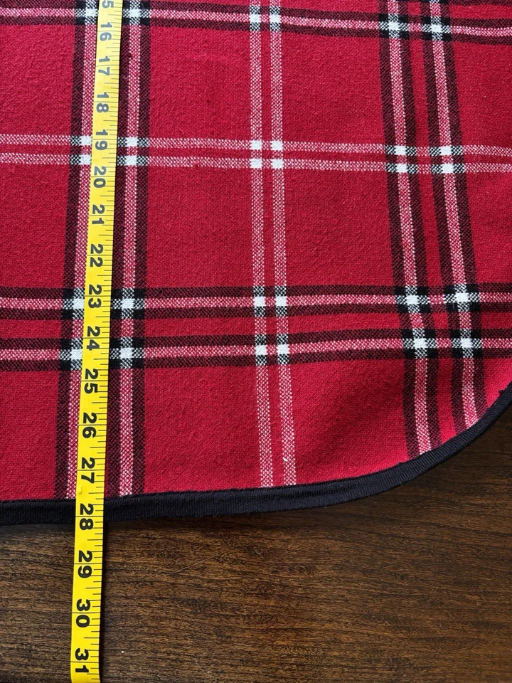 Плащ пончо Nicole Miller New York в клетку размер L/XL красный черно-белый - Изображение 4 из 4