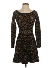 Ronny Kobo Women Brown Casual Dress S