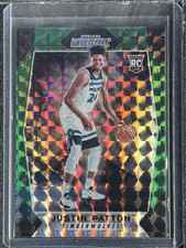 Patton, Justin - 2017-18 Mosaic - Rookie - Green