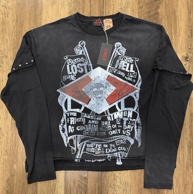 LOST INTRICACY Westwood Black Long Sleeve T-Shirt Size XL