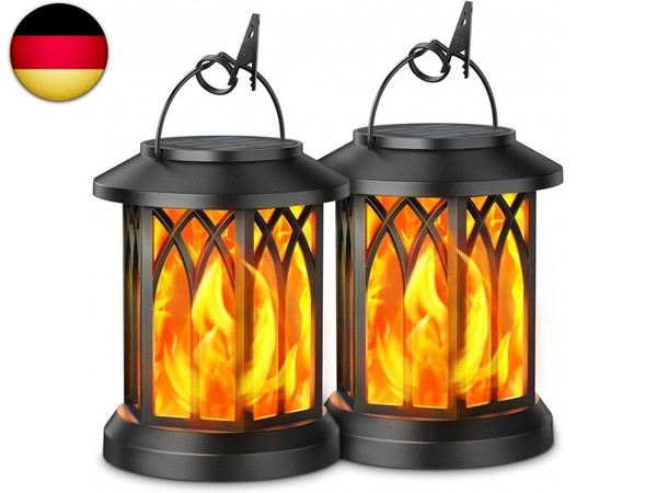 Garten Solarlampen FüR AußEn HäNgend, Gearlite 2 StüCke Solar Laternen FüR Drau-image