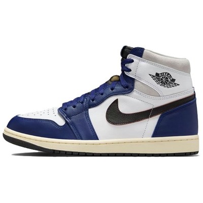 Air Jordan 1 Retro OG High White Deep Royal Blue - DZ5485-100