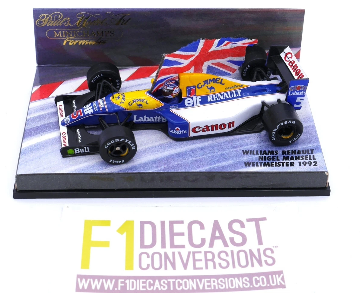 Preços baixos em Williams Diecast Carros de Fórmula 1 1992 Ano do