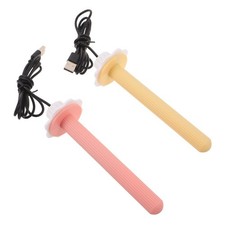 2 Pcs Parrot Heating Pole Bird Cage Heater for Parakeets Warm Perch