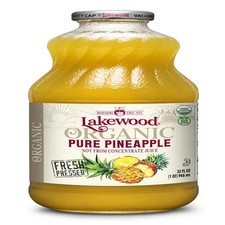 Lakewood Organics 100 Pure Pineapple Juice - Not From Concentrate 32 fl oz...
