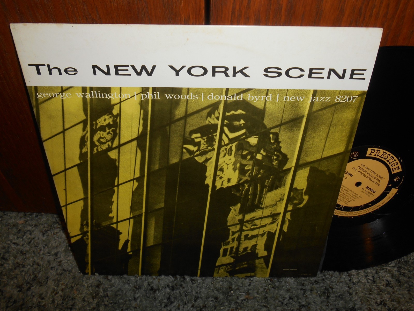 GEORGE WALLINGTON NEW YORK SCENE BYRD PRESTIGE / NEW JAZZ  MONO JAZZ LP