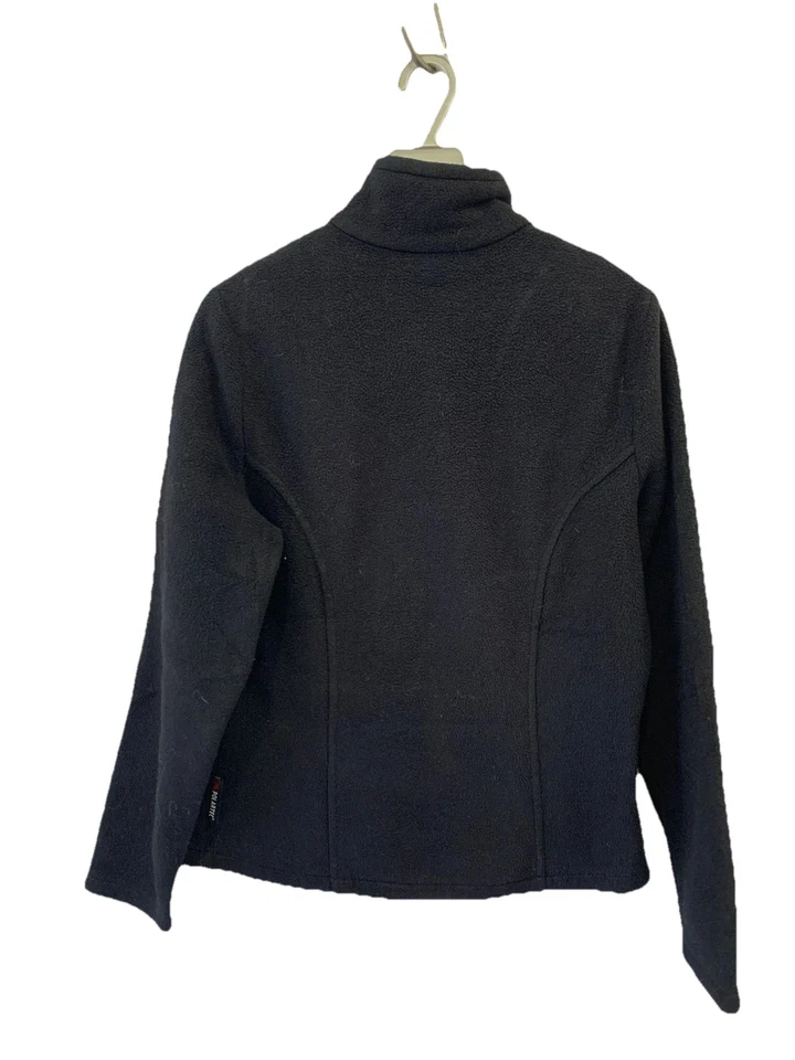 Chaqueta polar negra con cremallera completa Avalanche Wear Performance para mujer hecha en EE. UU. M#30 Foto 2 de 4