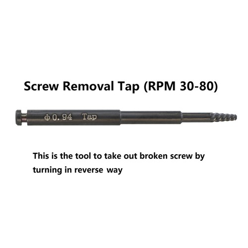 Implant Fractured & Fixture Screw Removal Kit Extractor Drills Neobiotech SR FR - Picture 6 of 83