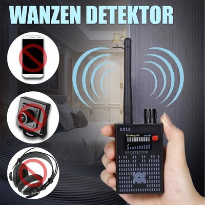 RF Signal Detector Bug Anti-spy Detector G318 Camera GPS Scan GSM Audio Finderr0