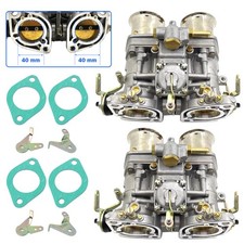 2x Carburetor 2 Barrel 40 Idf For Bug Volkswagen Beetle Fiat Engine Carb New