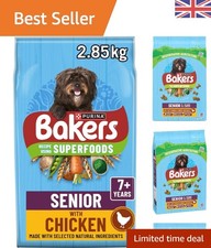 Delicious Senior Dog Food Chicken and Veg 2.85kg Pack of 4 - Healthy Digestion 6.84 per kilo