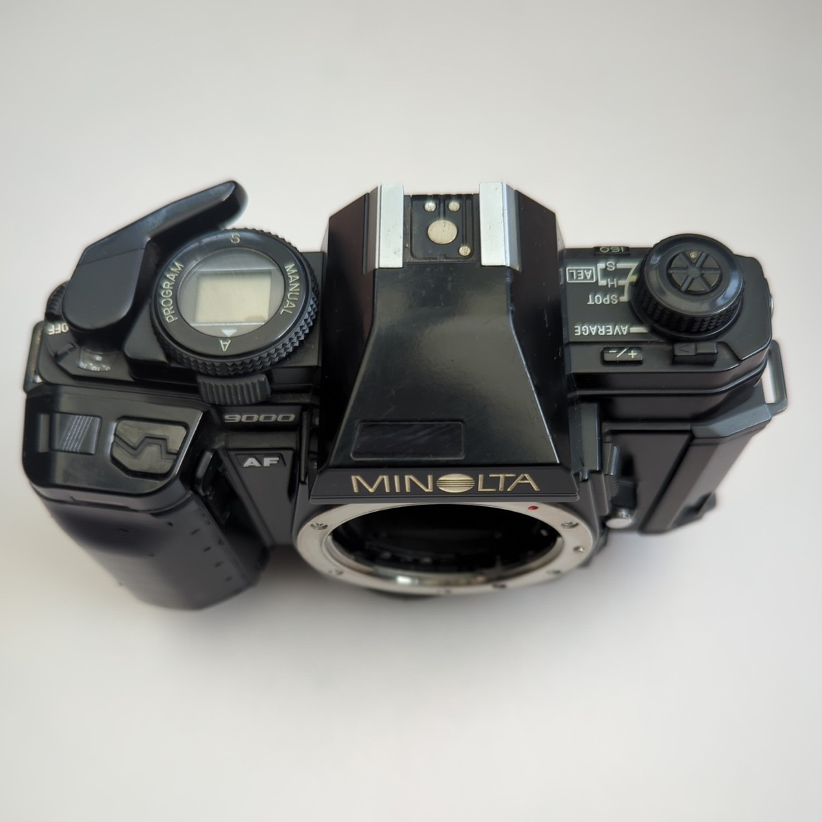 Minolta AF9000 AF camera + Program Back Super 90 - Program Back