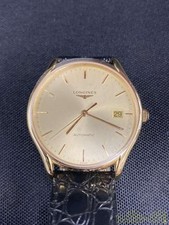 LONGINES Lyre Automatic L4.760.2.32.2 Gold Tone Date Mens Watch Swiss Made