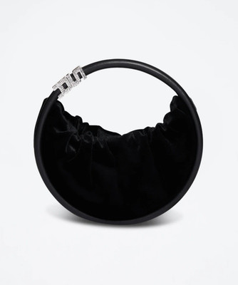 Handtasche Leder und Samt schwarz SONIA RYKIEL neu