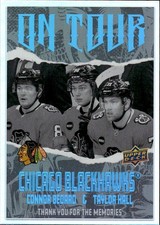 2024-25 Upper Deck #OT-30 Connor Bedard Taylor Hall On Tour Chicago Blackhawks.