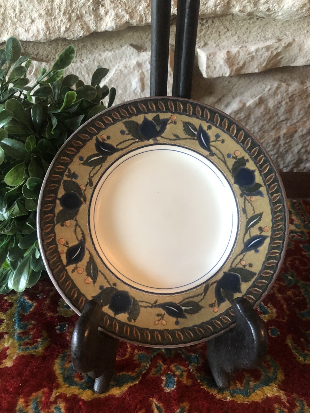 Of  4 Arabella By Mikasa Intaglio Salad/dessert Plates 8-1/4