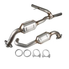 Left and Right Catalytic Converter Direct-Fit Stainless Steel F150 2004-2008
