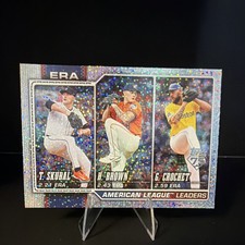 Topps 2026 Series 1 Foil American League ERA Leaders #327 Skubal Brown Crochet