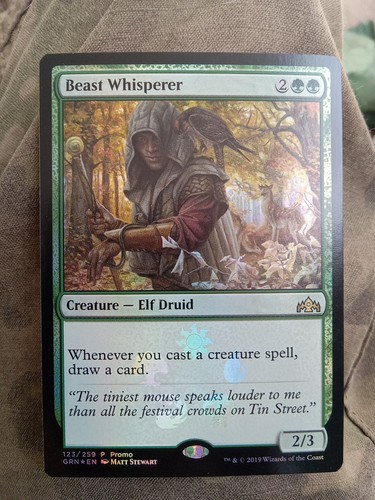 Beast Whisperer Guilds of Ravnica FOIL #123/259 MTG Nice Card