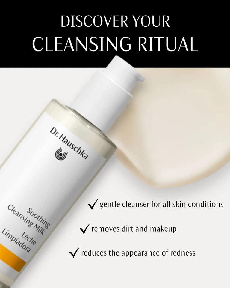¡NUEVO! Leche limpiadora calmante Dr. Hauschka - 4,9 fl. Oz. - Exp 12/26 Foto 4 de 4