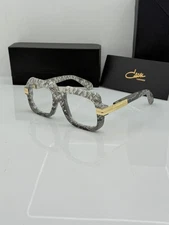 Cazal Glasses Legends Snakeskin Gray Square Bold Sunglasses