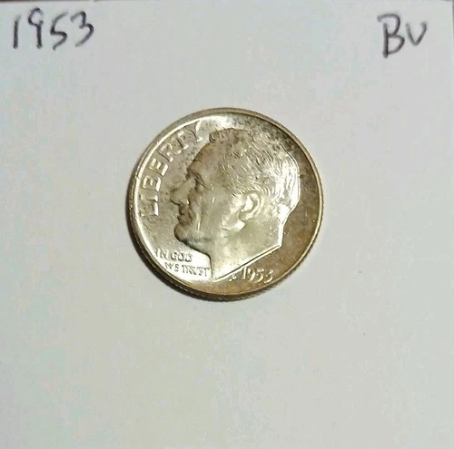 1953 (P) Roosevelt Dime BU 90% Silver Philadelphia Mint