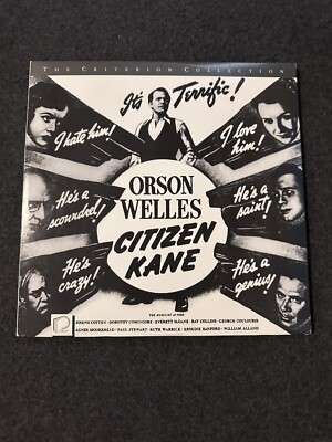Citizen Kane (1941) 50th Anniversary Criterion Collection #142 Laserdisc CC1259L