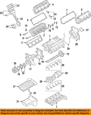 FORD OEM 03-10 F-350 Super Duty-Engine Crankshaft Crank Seal 3C3Z6D083AA
