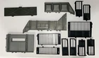 1985 GI Joe ARAH Headquarters Vintage GI Joe Parts Lot of 13 Jail BARS Walls LID