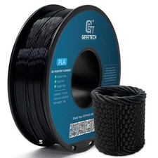 GEEETECH 3D Printer Filament 1kg/roll 1.75mm PLA Fliament Consumable Black