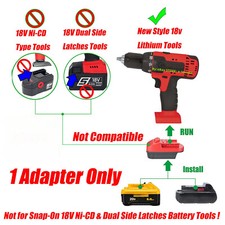 1 Adapter for DeWalt 20V, for Milwaukee M18 to Power for Snap-On 18V New Tools