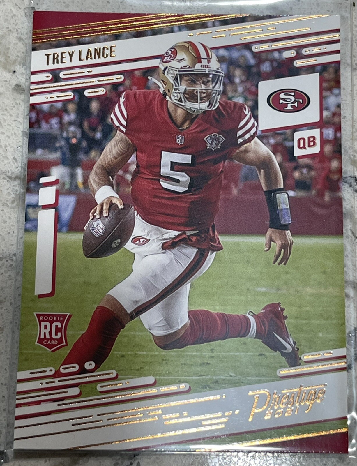 2021 Panini Chronicles Prestige Rookie Update Trey Lance RC San Francisco #204