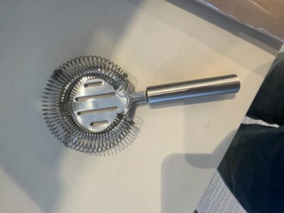 RARE Swissmar Stainless Steel Cocktail Strainer
