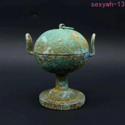 Exquisite Antique Bronze Oil Lamp Ornaments