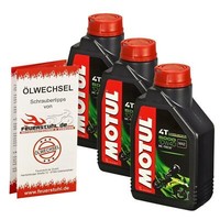 Suzuki Gsxr 600, Bj. 06-15 (Ce CV C3); ÖL Motul 10W40 - 3 Liter MotoröL